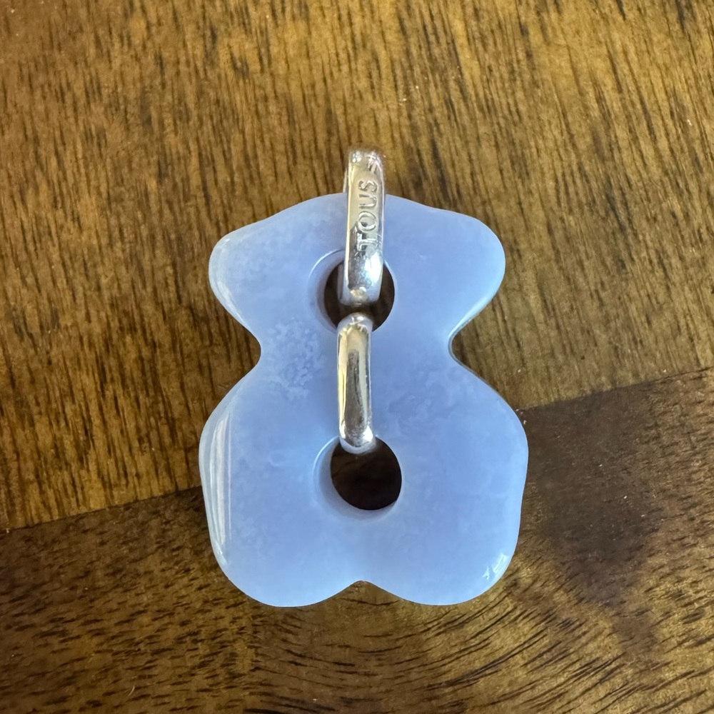 🩵LARGE TOUS CRUISE CHALCEDONY PENDANT🩵